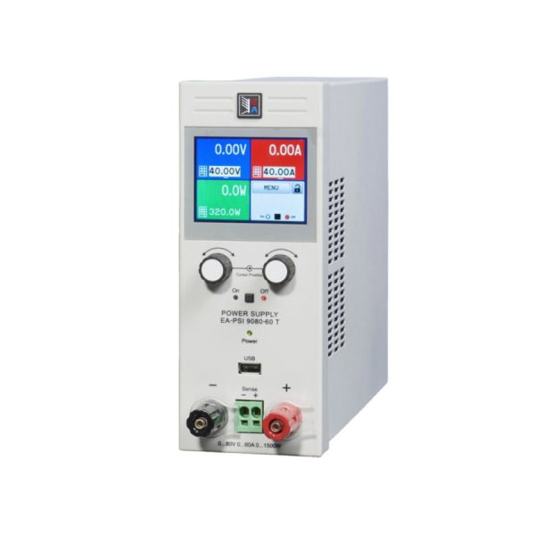 EA Elektro-Automatik EA-PSI 9080-20 T DC Power Supply, Benchtop Tower, 100-240, 80 V, 20 A, 640W
