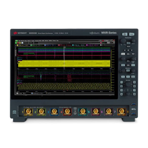 Keysight MXR208B Infiniium: 8-Channel, 2 GHz, 16 GS/s Real-Time Oscilloscope for Precision Analysis
